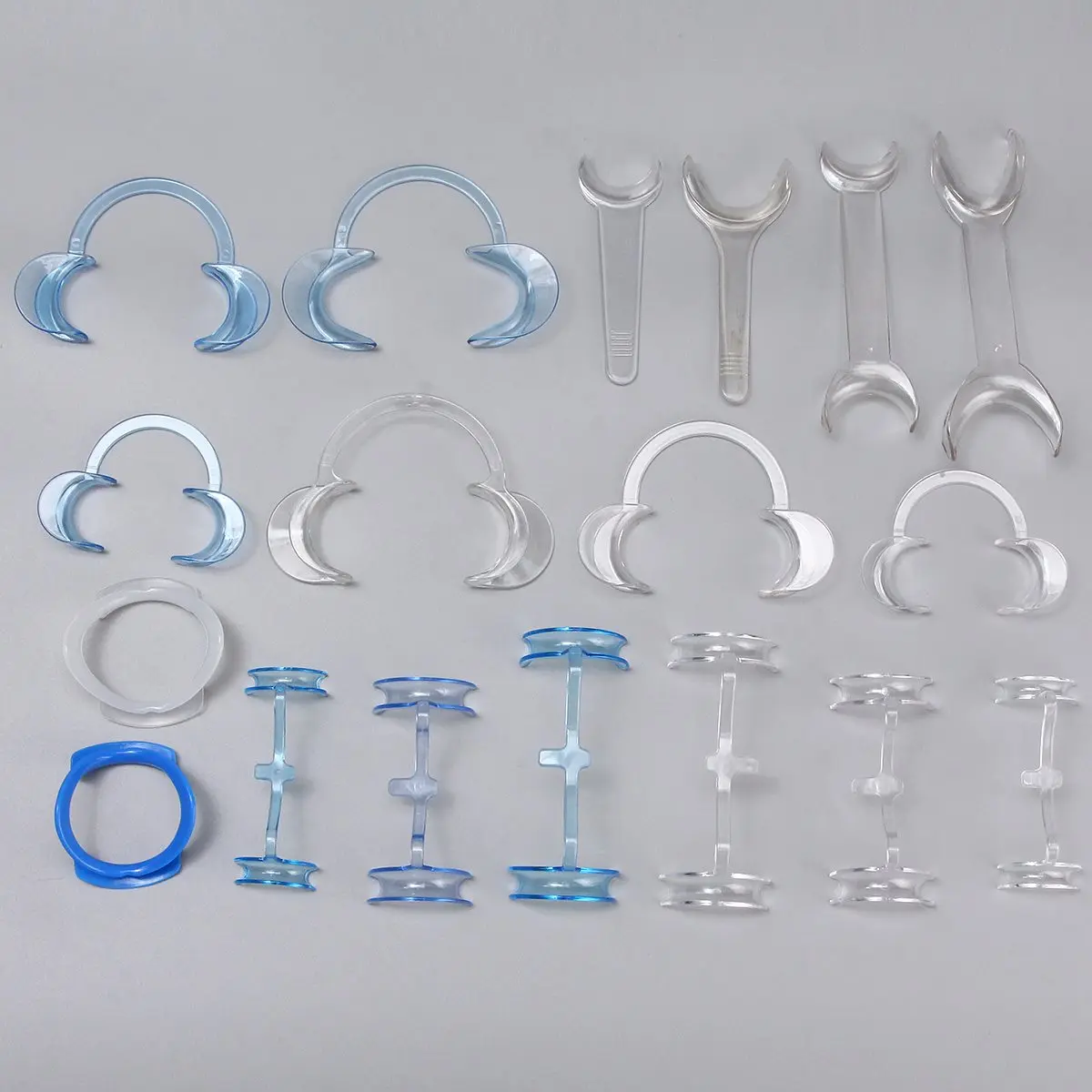 

18 pcs/Kit All Type Teeth Whitening Dental Intraoral Cheek Lip Retractor Teeth Mouth Opener Orthodontic Braces Tools Equipment