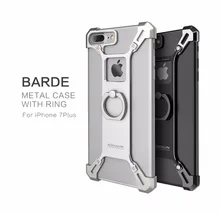 for iPhone 7 Plus Nillkin Barde Metal Cover Case with Ring Luxury Space Aluminium Metal Cases Coque For Apple iPhone 7 Plus