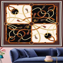 GN.PAPAYA Nordic Style Classical creative chain Tapestry Vintage Style Pattern Tapestries Retro flower Wall Hanging home  decor GN.PAPAYA Nordic Style Classical creative chain Tapestry Vintage Style Pattern Tapestries Retro flower Wall Hanging home  decor