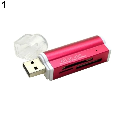 Горячая многофункциональный зажигалка форма USB2.0 Micro SD TF MMC SDHC MS считыватель карт памяти 63BE