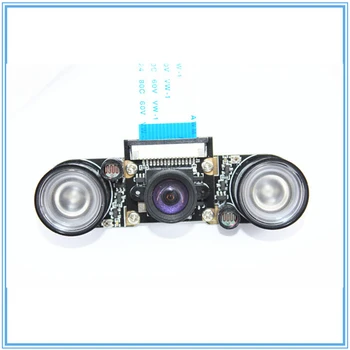 

Night Version Camera+Holder +IR Light +FFC Cable Raspberry Pi 3 Model B+ Camera Kit 5MP Focal Adjustable for Raspberry Pi Zero W