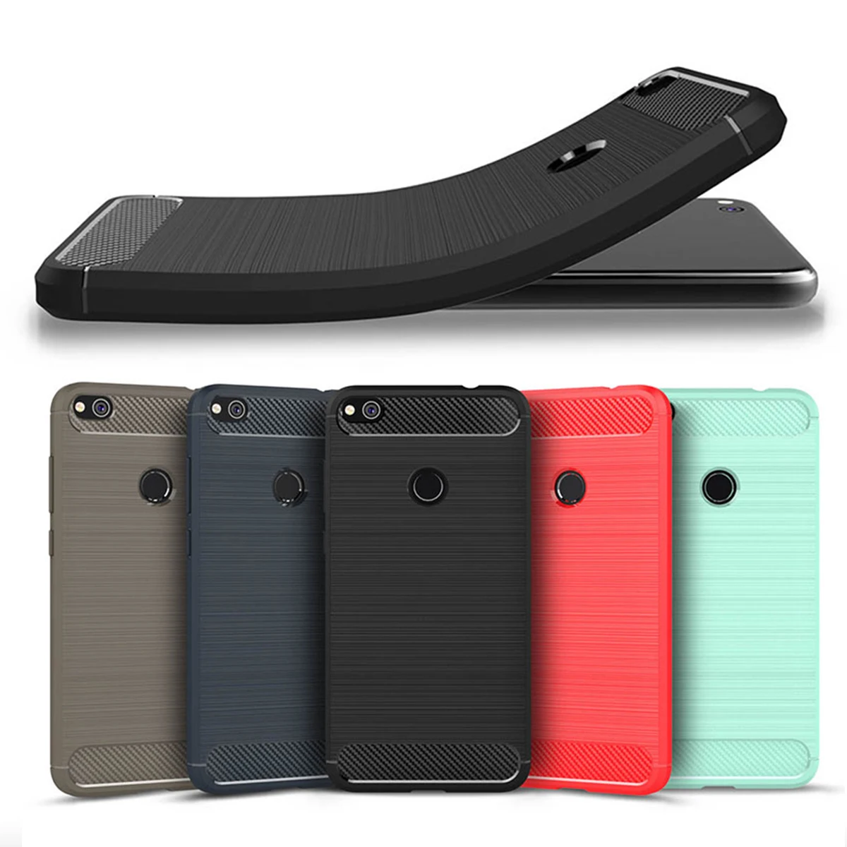 

Phone Case For Huawei P8 Lite 2017 Case Silicon Anti-knock Cover For Huawei P9 Lite 2017 Honor 8 Lite Nova Lite Protective Cover
