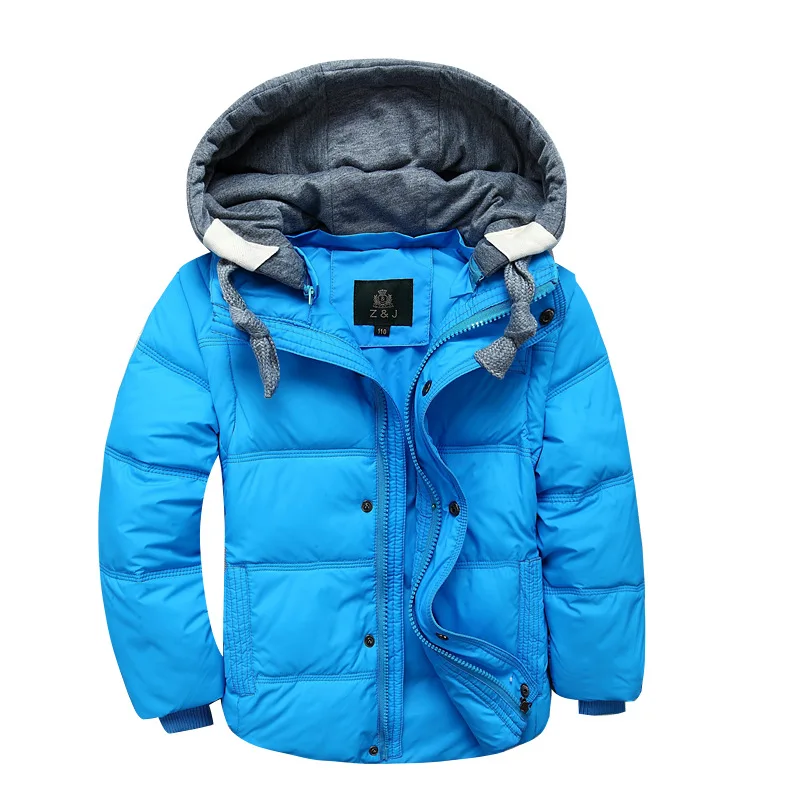 

Children 's down jacket boys and girls short section removable sleeve children' s clothing down jacket winter children 's jacket