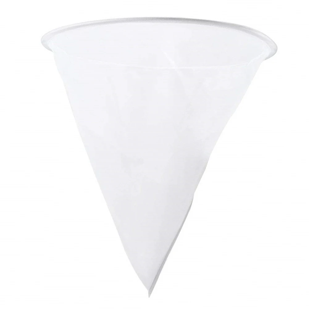 

Nylon White Net Filter Apiary Equipment Durable Practical Honey Strainer Purifier Beekeeping Tools Mesh Single Layer Cone Shape