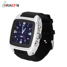 X01 Android Smart Watch phone 5.0MP Camera GPS Pedometer SIM TF Card APP download 3G WiFi GPS bluetooth Smartwatch 4G ROM 512RAM