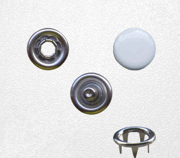 

2016 Limited Sale 100sets 10mm Environmental Paint White Solid Metal Copper Popper's Romper Slobber Climb Clothes Towel Button