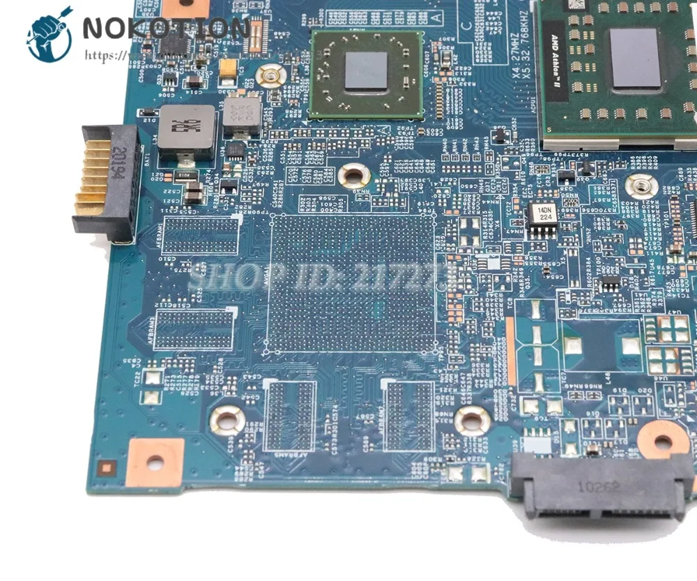 Promotion  NOKOTION For Acer aspire 4551 4551G Laptop Motherboard 48.4HD01.031 MBPU501001 HD4200 DDR3 Socket S