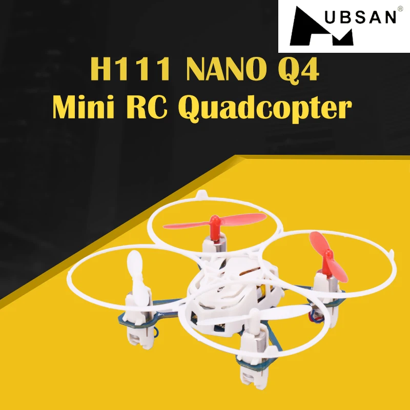 

Hubsan H111 Q4 NANO 2.4GHz 4CH 6-axis Gyro Mini RC Quadcopter with LED Light RTF Drone Children's Gift Toy