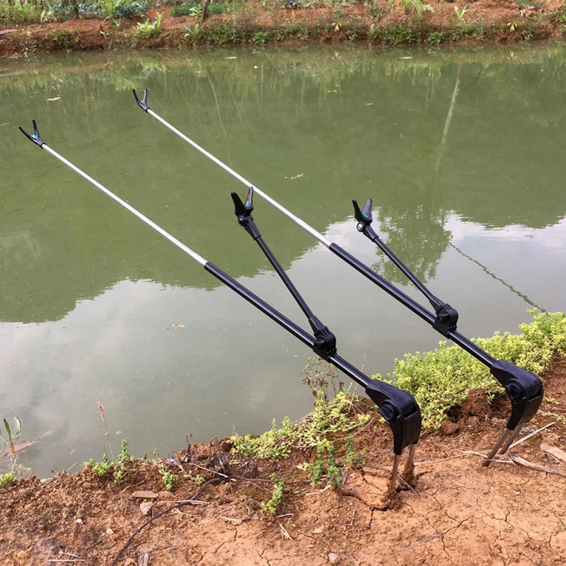 

Telescopable Fishing Rod Stand Bracket Adjustable Ground Fishing Pole Racks Detachable Fishing Tool Hand Rod Holder Rest Mount