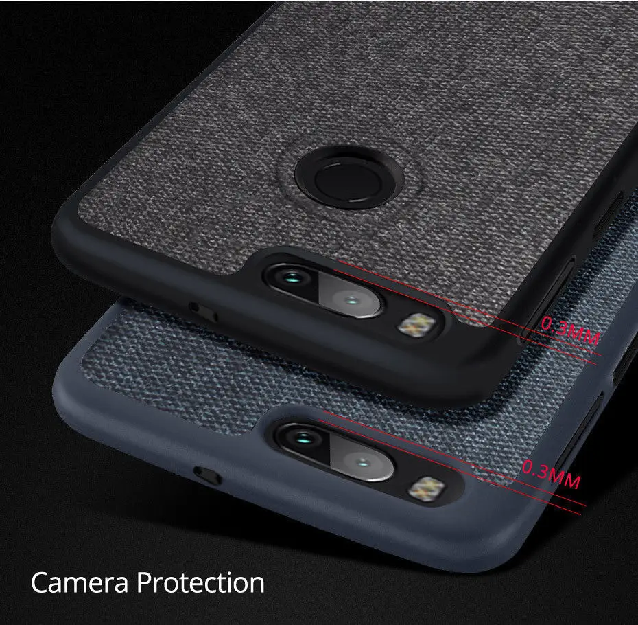 Для Xiaomi mi A1 A2 Lite красный mi Note 5 Pro противоударный мягкий хлопковый тканевый чехол для телефона тонкая задняя крышка