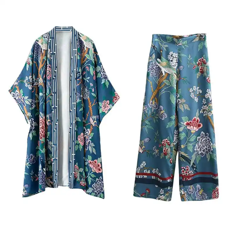 KIMONO PANTS SET