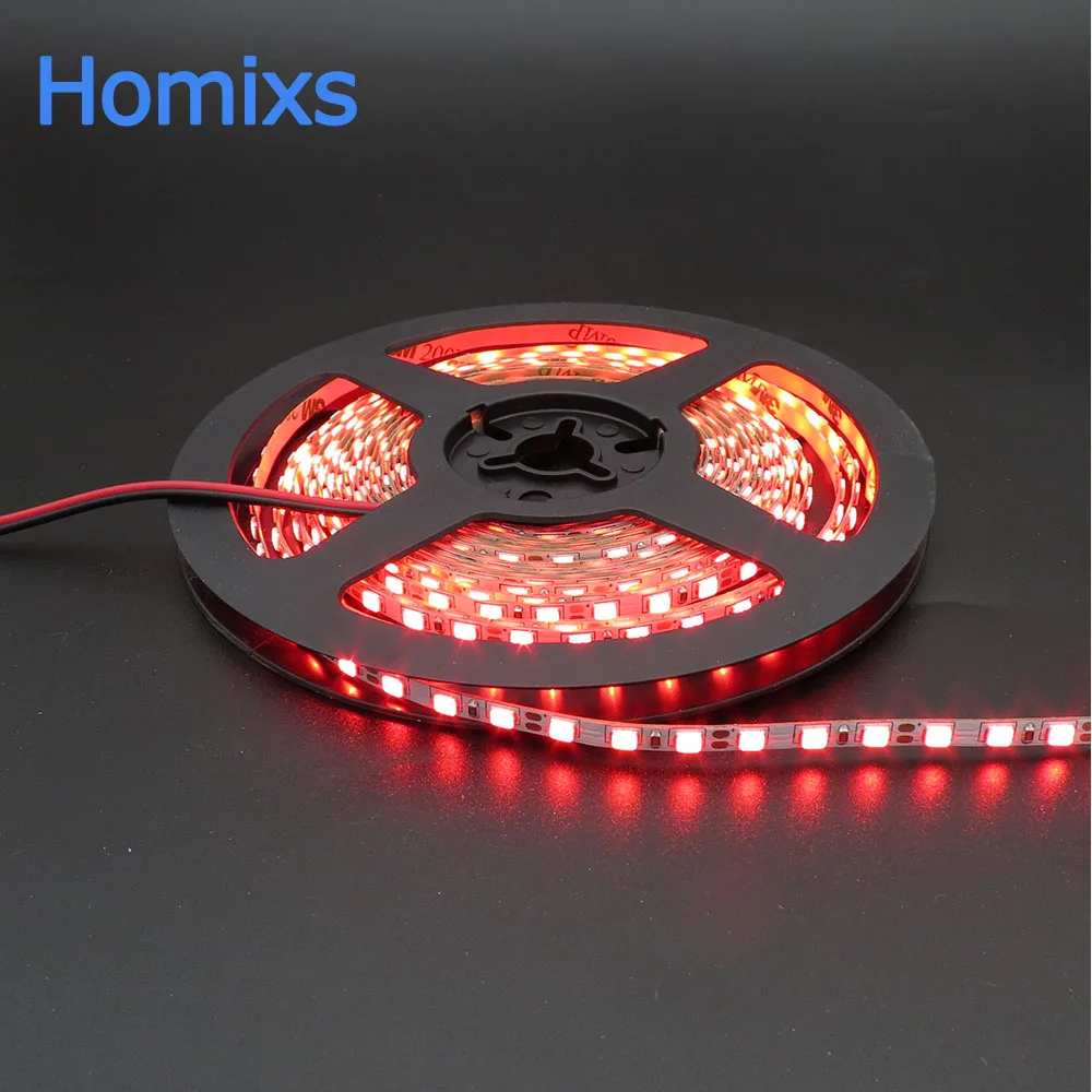 Homixs светодиодный яркость 5 мм ширина м 2835smd 600 Светодиодная лента 12 В светильник 120