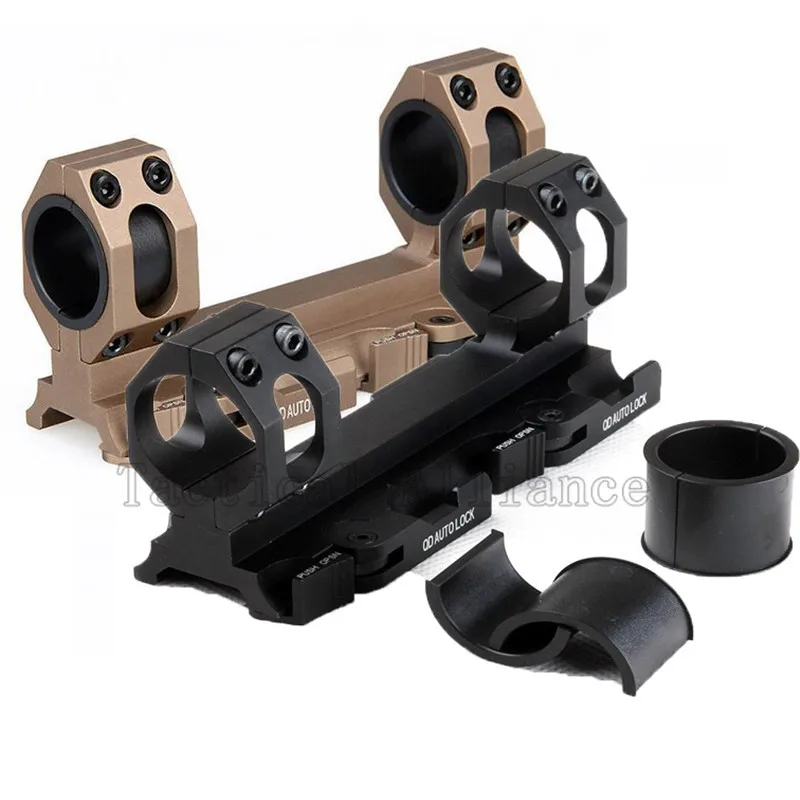 

Hunting Scope Rock-solid 1" 25.4mm-30mm Weaver Picatinny Rings QR Cantilever QD Quick Detach Mounts Bases Auto Lock Scope Mount