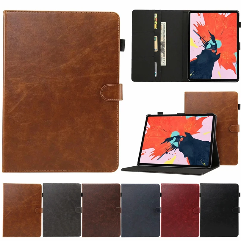 ZGPAX For iPad Pro 11inch 2018 Tablet Flip shell Leather Smart Cover Case with Sleep/Wake With Card Holder Wallet A30