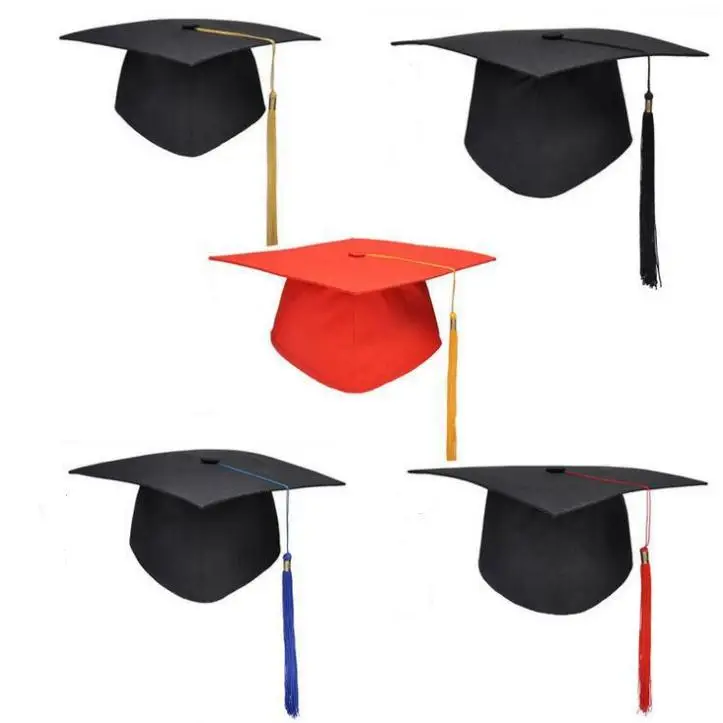 School Graduation Party Tassels Cap Mortarboard University Bachelors Master Doctor Academic Hat 50PCS SN1916 | Дом и сад