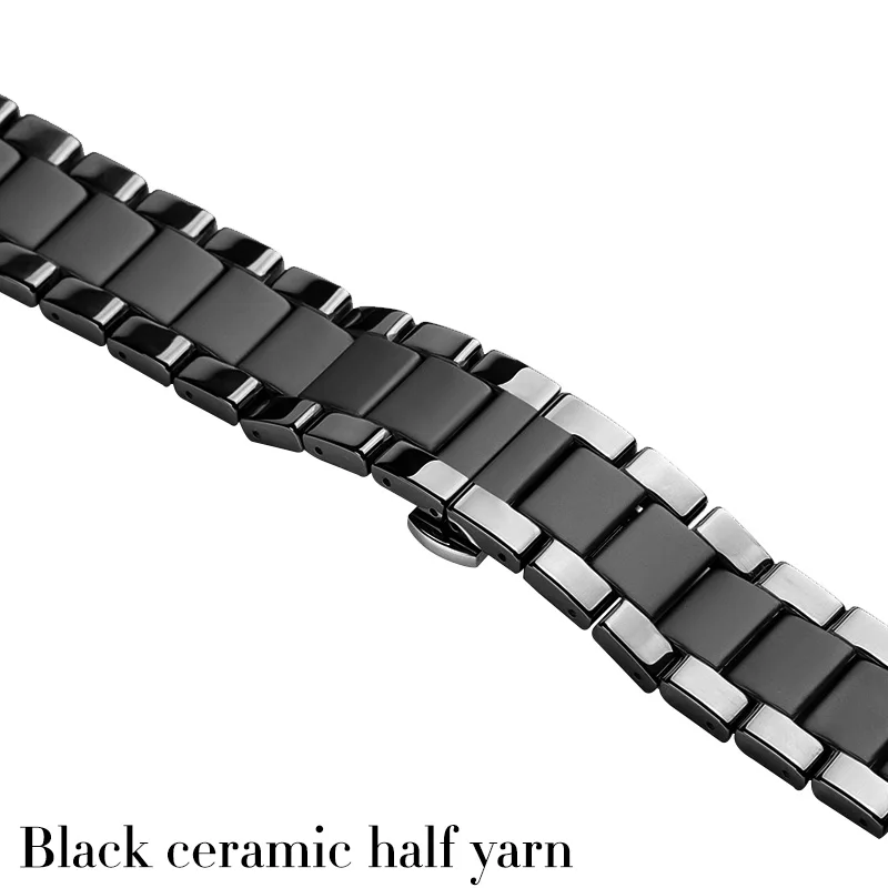 20 мм/22 мм Керамика ремень для samsung шестерни S2/s3/s4 сменный ремешок для samsung galaxy watch 46/42 мм Гладкая Керамика группа - Цвет: Semi matte