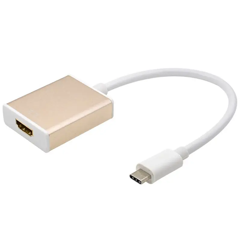 Leebote USB 3.1 Тип c мужчина к HDMI Женский 4 К x 2 1080 P HDTV Кабель-адаптер для macBook 12