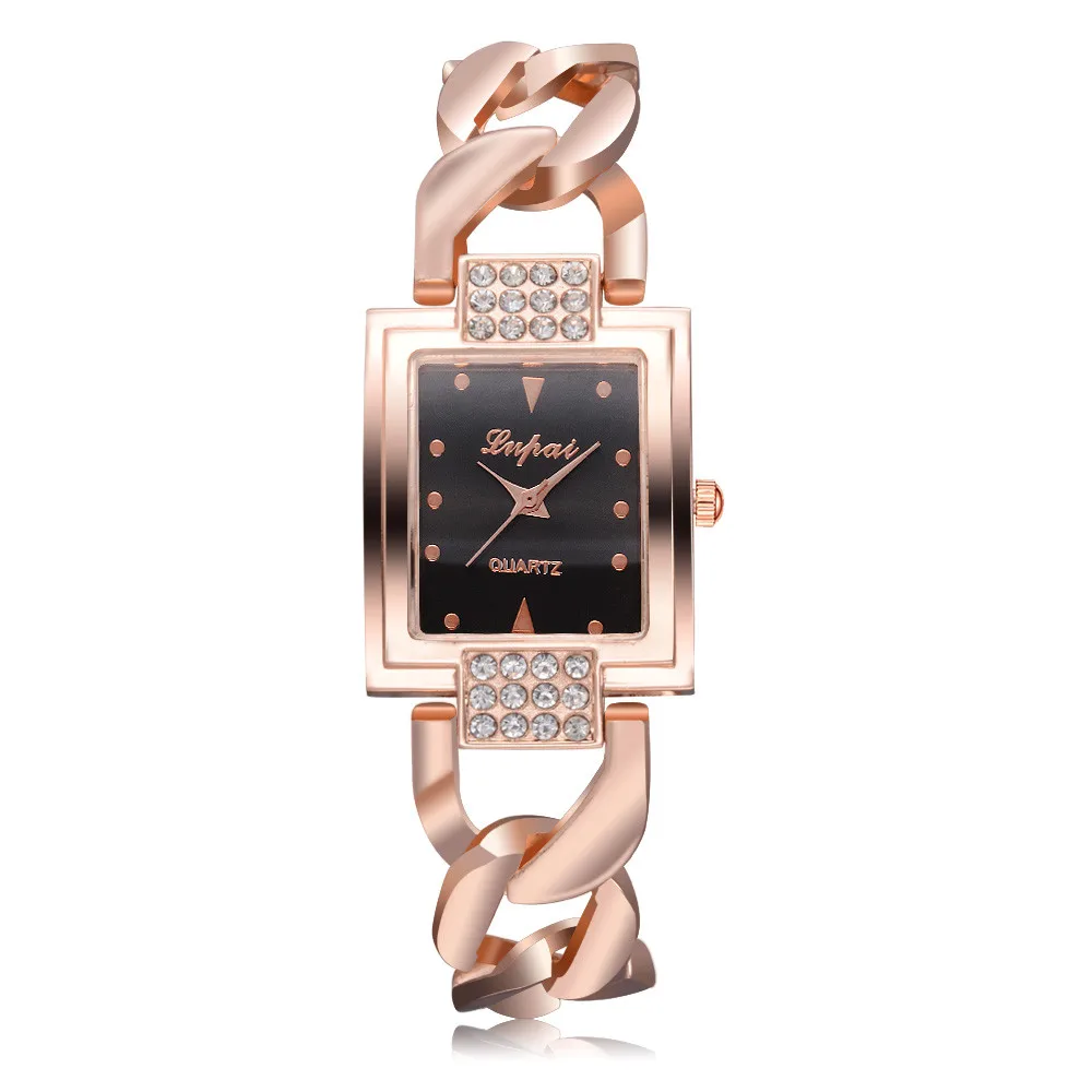 Новые кварцевые часы для женщин Vente Chaude De Mode De Lux Femmes Montres Femmes браслет Montre часы Femme Relogio Прямая поставка