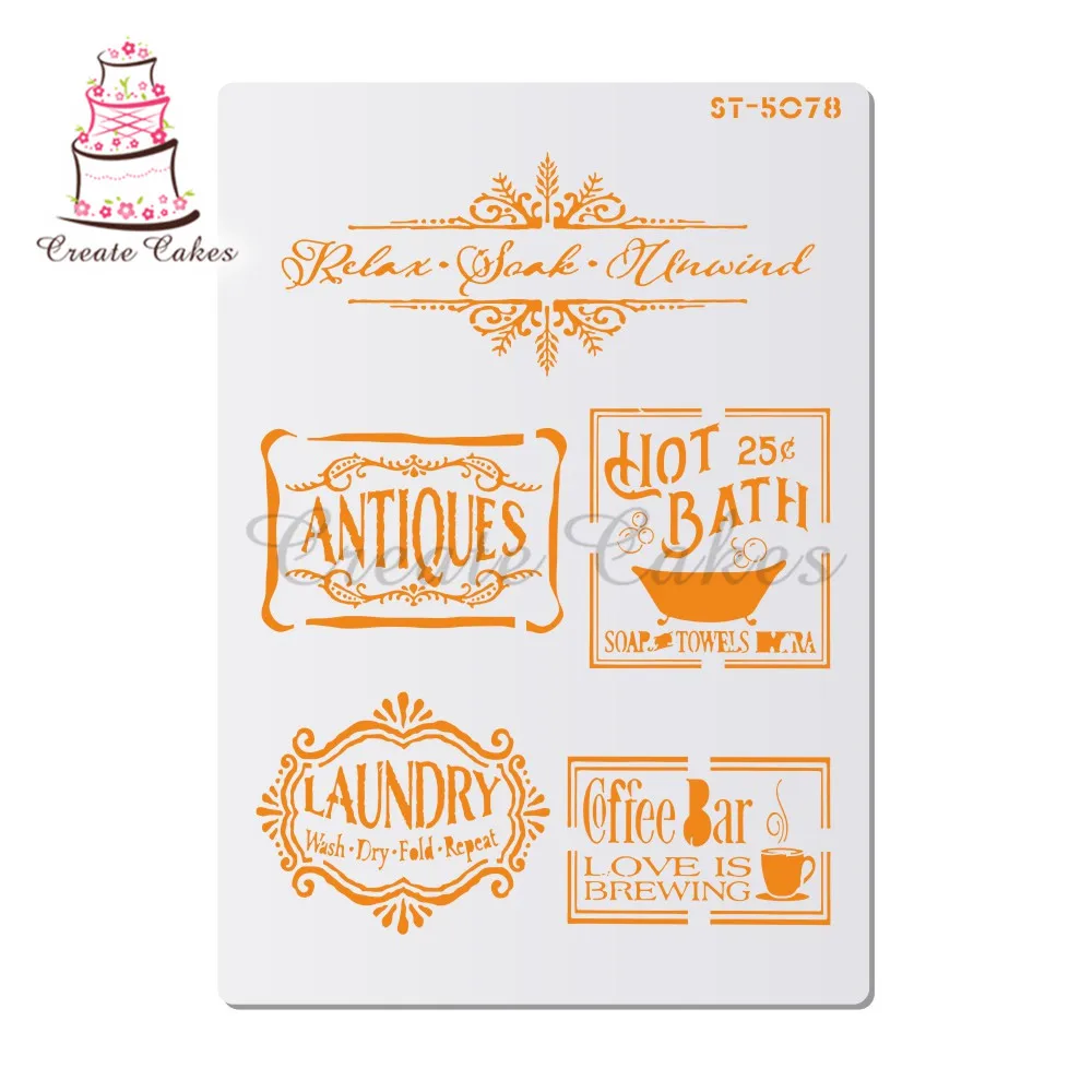 

New Stencils For Walls Painting Scrapbooking Stamp Album Decorative Embossing DIY Craft Paper Card Flower Template