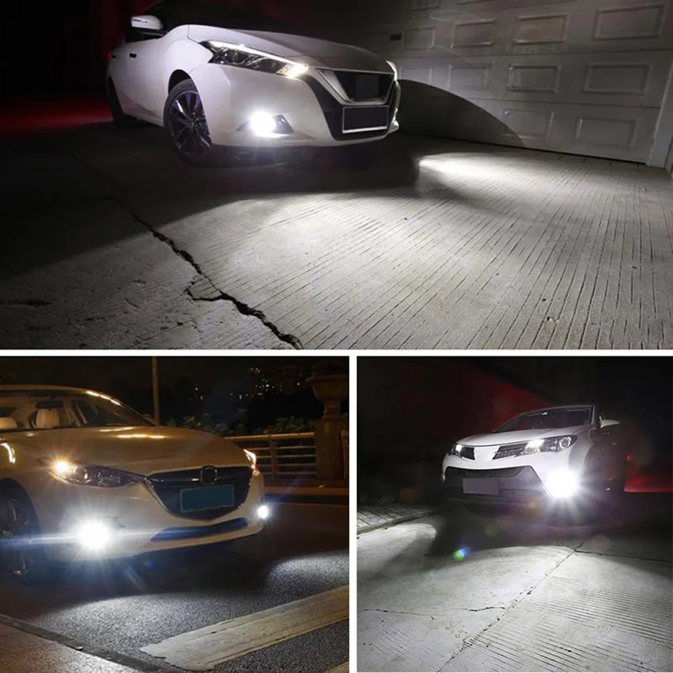 NLpearl 2x H11 Led 3000 К Противотуманные фары Дневные Фары Лампы H1 H3 H7 9005 HB3 9006 HB4 H9 H8 Canbus 3030SMD