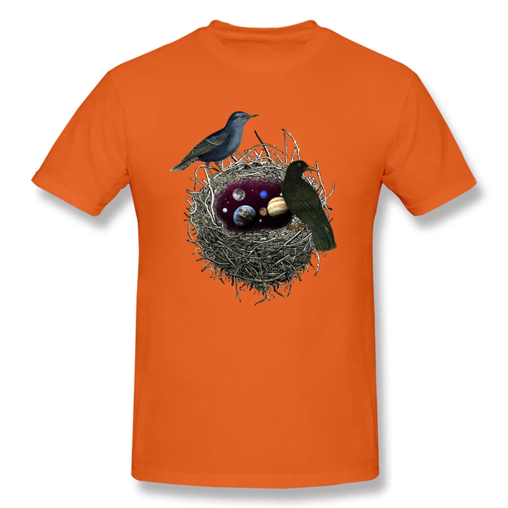 NEST Men Funny Design Tops T Shirt O-Neck ostern Day 100% Cotton Fabric T Shirt Unique Short Sleeve Tops T Shirt NEST orange