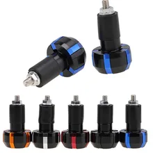 7/" 22 мм Универсальный ручной стержень, для мотоциклетного руля заканчивается Захваты антивибрационные грузики Plug слайдер Мотокросс для Honda Yamaha R3 R6 Z800