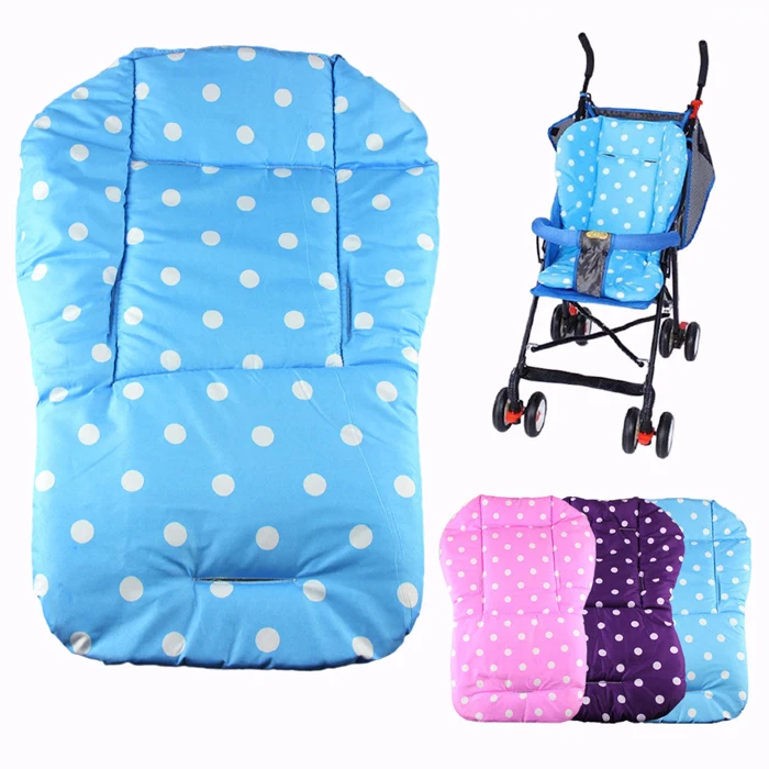 Толстая цветная подушка для детской коляски, подушка для коляски, хлопковый коврик, 4 цвета