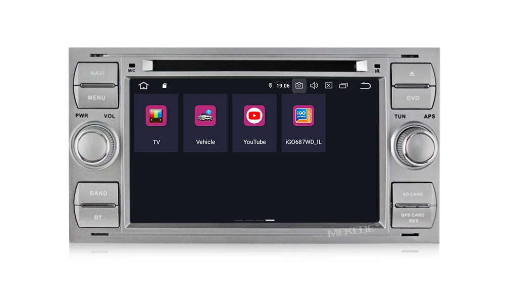 Clearance MEKEDE Car Multimedia Player GPS Android 9.0 2 Din For Ford/Mondeo/Focus/Transit/C-MAX Car Radio Bluetooth DVR Autoradio DSP 18