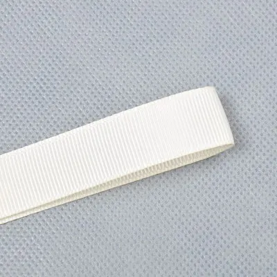 Elegant Grosgrain Ribbon Collection - Black, White, Silver, Red - Perfect for DIY Decorations and Wedding Parties, 100 Yards