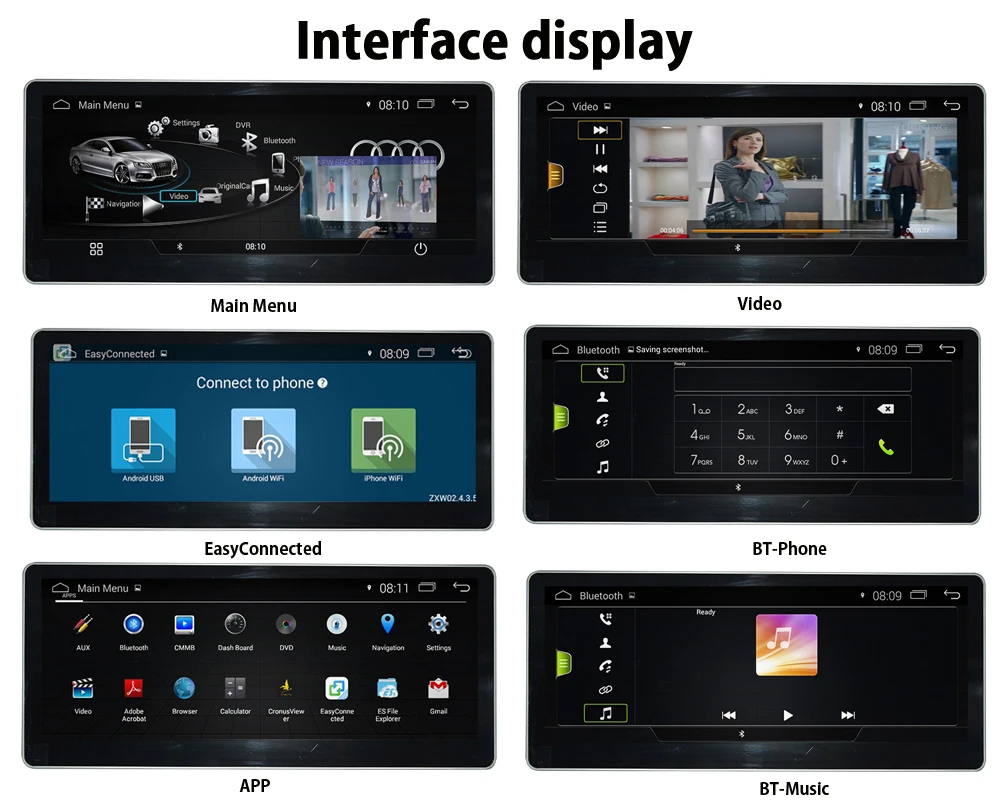 Top Liislee Car Android 7.1 2G RAM 32ROM For Audi Q3 2009~2015 Radio Video Carplay Wifi BT GPS Navi Map Navigation System Multimedia 17