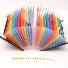 12 карманов расширение папке файлов/A4 возможностью расширения файла Организатор/Портативный аккордеон файл в папку/высокая Ёмкость разноцветный Sta