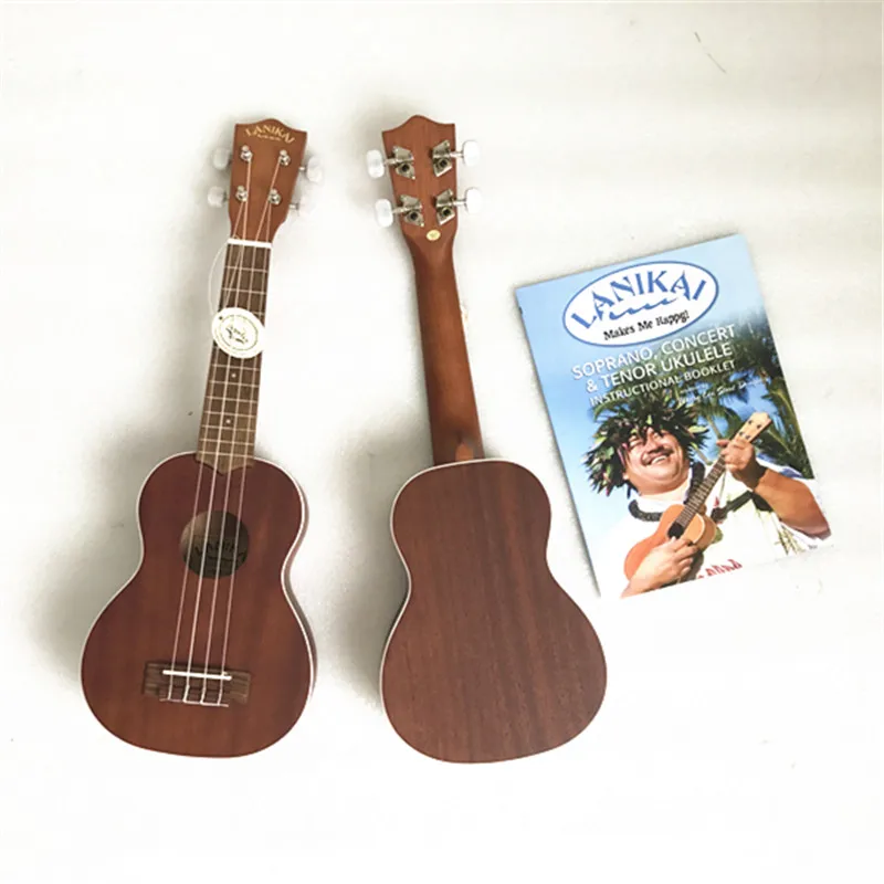 Lanikai бренд Укулеле сопрано LU21 и концертный LU21C Ukelele