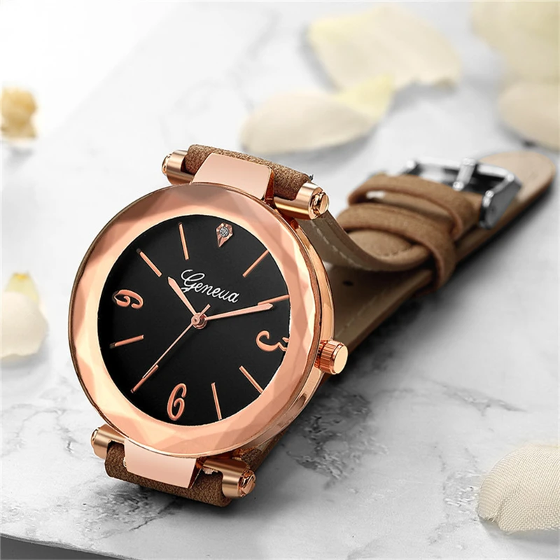 Geneva часы женские брендовые Роскошные знаменитые женские часы кварцевые наручные часы Relogio Feminino Montre Femme Saat