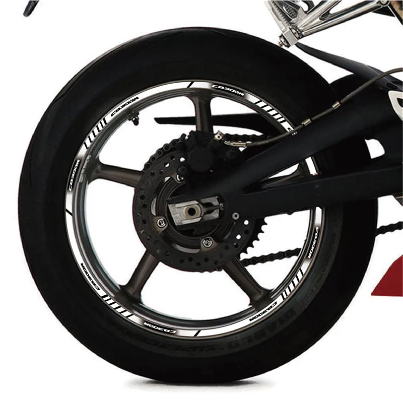 Мотоцикл украшение шин наклейки внутренний обод Светоотражающая наклейка для HONDA CB300R