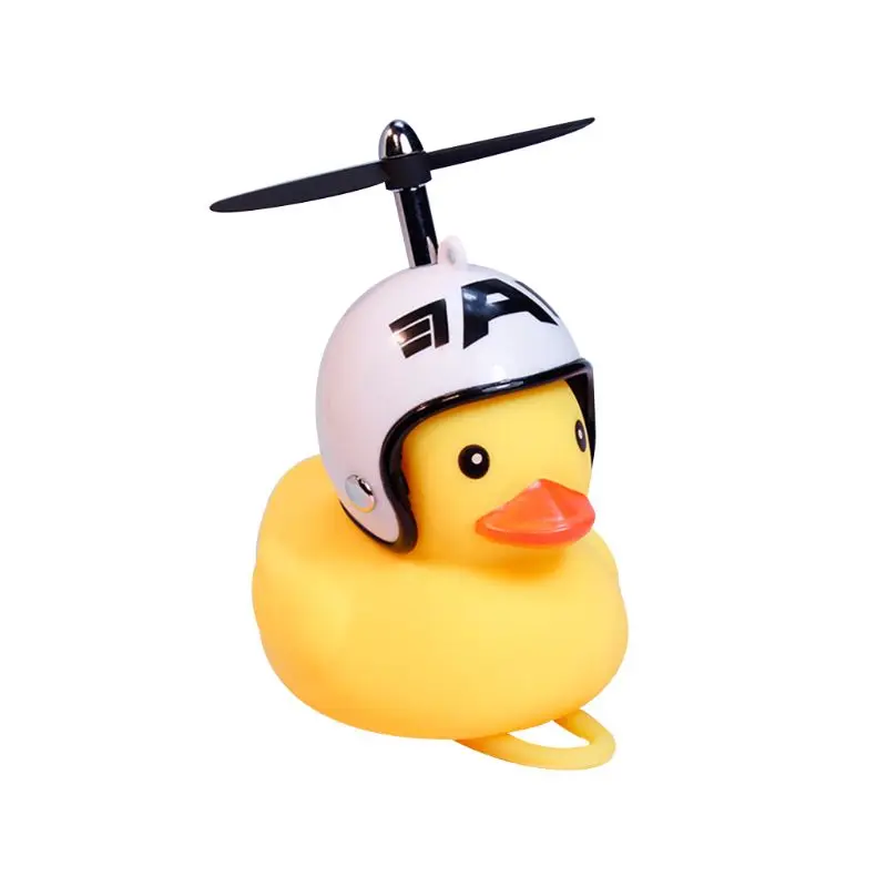 

Bicycle Duck Bell with Light Broken Wind Small Yellow Duck MTB Road Bike Motorcycle Helmet Riding Cycling Accessories