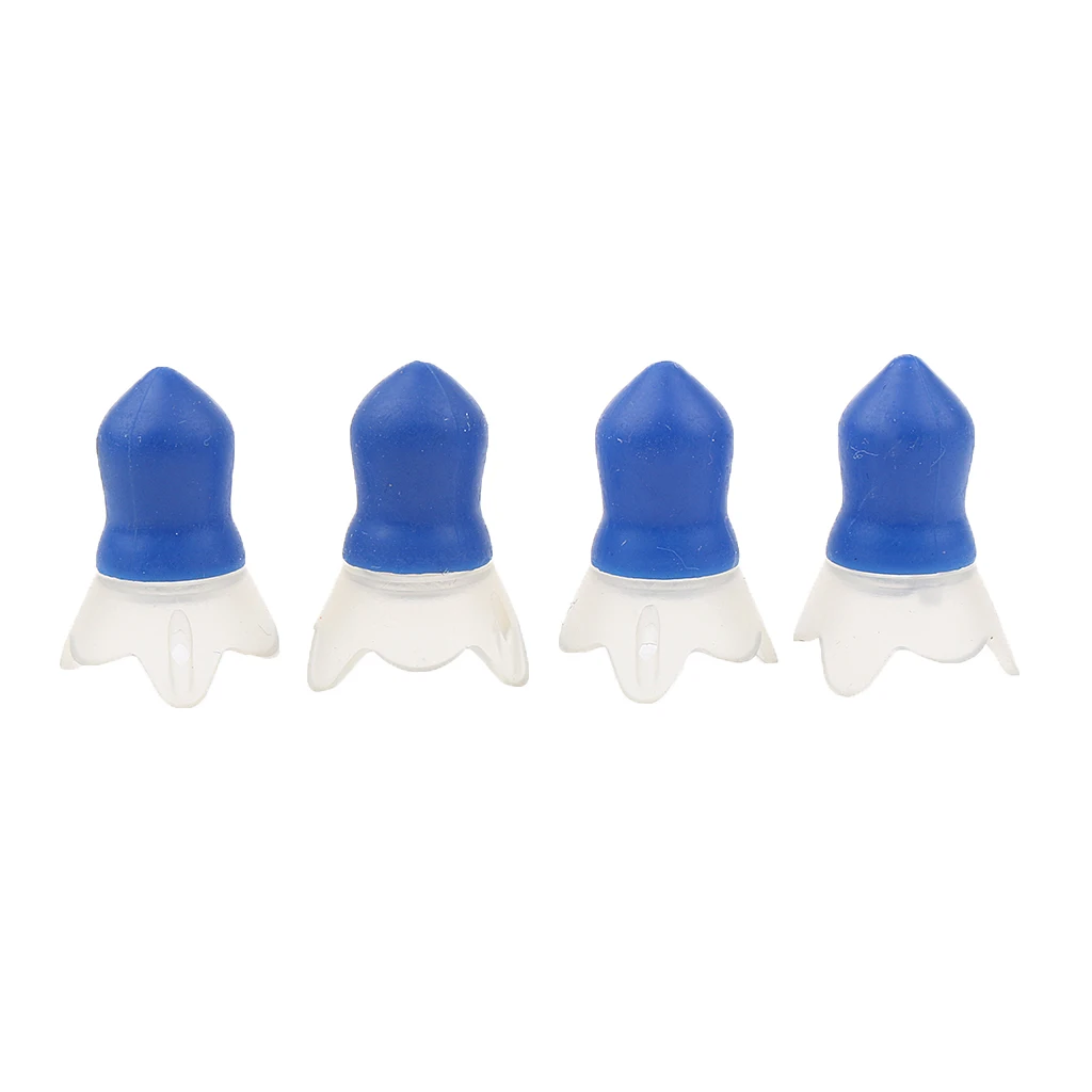 2 Pairs Reusable Soft Silicone Earplugs Ear Care Tools for Airplane Air Pressure Reducing
