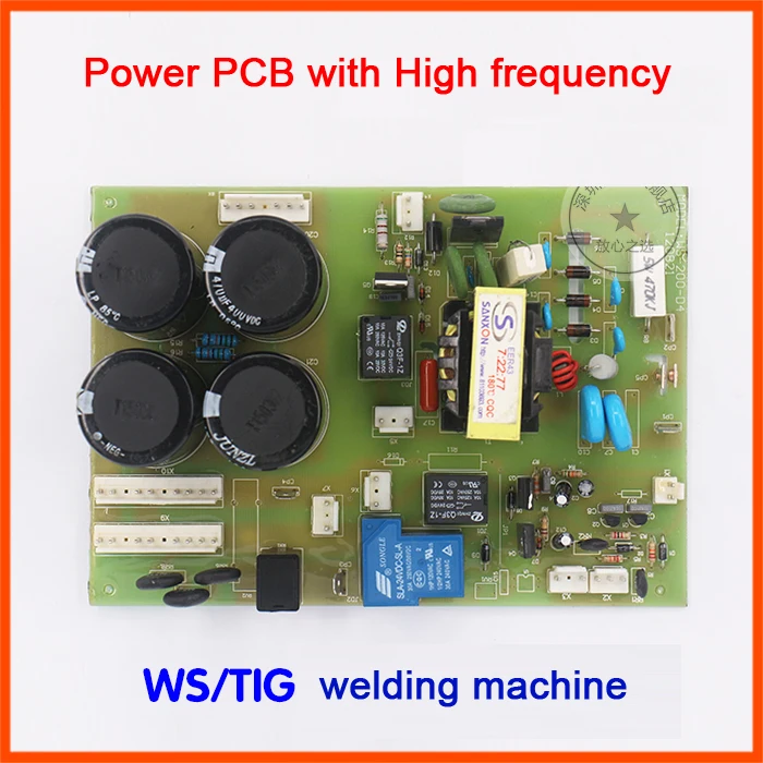 WS/tig-160/200/250 argon arc welding machine baseboard panel is fitted with high voltage arc plate circuit board WS/tig-160/200/250 argon arc welding machine baseboard panel is fitted with high voltage arc plate circuit board