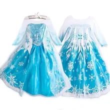 Платья Королевы Эльзы, костюмы Снежной Королевы Эльзы, платье принцессы Анны и Эльзы для девочек, платье для косплея, одежда Эльзы, детская одежда