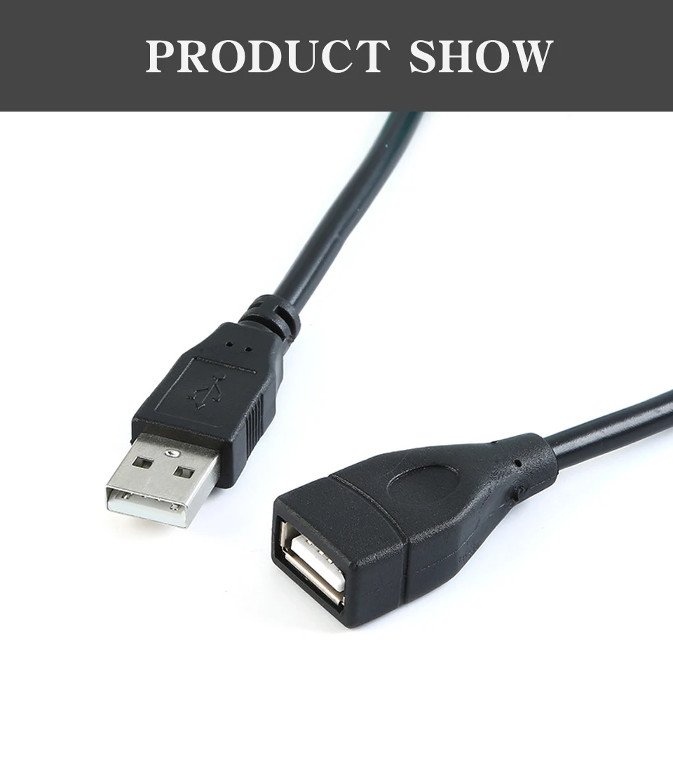 USB2.0 Extension Cable Male to Female Extender Cord Wire Cables  Extended for laptop PC Keyboard Printer Mouse Computer cable (10)