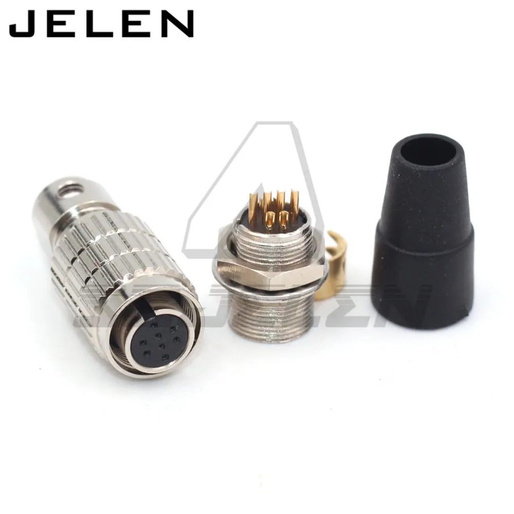 Hirose conector 8pin conector Macho e fêmea