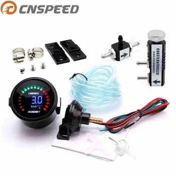 

CNSPEED 2 "52mm Digital Car 20 LED Turbo Boost Gauge-1 3Bar + Adjustable Turbo Boost Controller Kit 1-30 PSI IN-CABIN YC101338