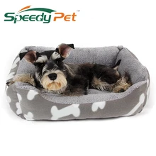 Hot Sales!Dog Bed Kennel Soft Dog Bone Mats Puppy Cat Bed Pet House Cozy Nest Small Dog Pad Winter Warm Pet Cushion Pet Products