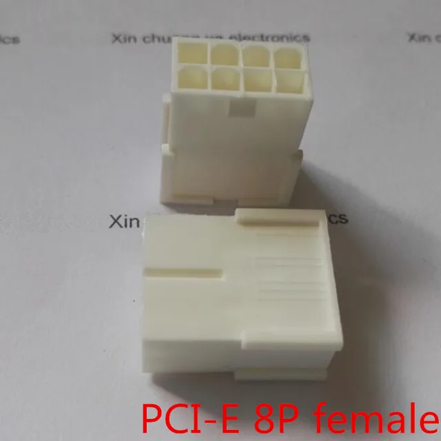 Best Offers 5559 4.2mm milk white 8P female for PC computer ATX graphics card GPU PCI-E PCIe Power connector plastic shell no ear Housing Best Offers 5559 4.2mm milk white 8P female for PC computer ATX graphics card GPU PCI-E PCIe Power connector plastic shell no ear Housing