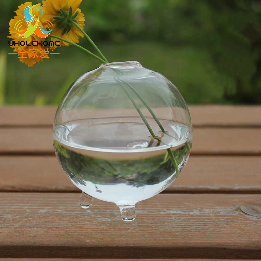 Buy Round Glass Vase Terrarium Vases Cute Flower Pots