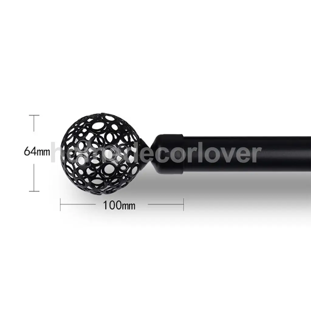 1 шт штора в стиле ретро полюс стержень наконечники головки 28 мм