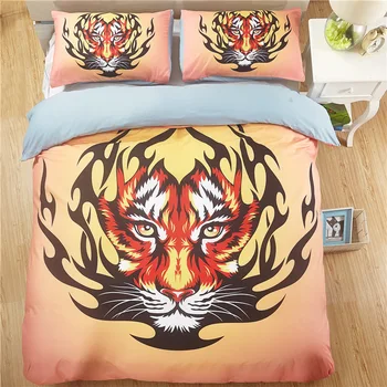 

New Duvet Cover Set Animal Print Bedding Sets 3D Covers and Comforters Quality Beddings and Bed Sheet Pillowcases
