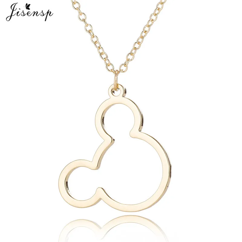 Jisensp Bijoux 2018 Модное Длинное колье с Микки эффектные ювелирные изделия милые