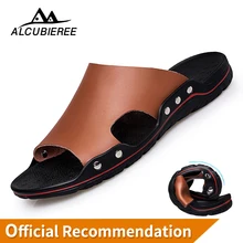 ALCUBIEREE Мужская обувь однотонные Тапочки для ванной, на плоской подошве, летние сандалии для дома и прогулок; модные тапочки Повседневное Для мужчин; нескользящие Вьетнамки; Пляжная обувь
