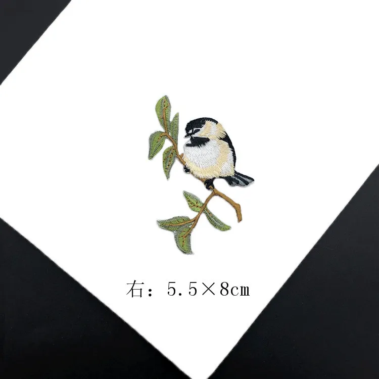 embroidery birds patches for clothing 3