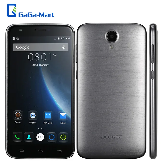 New Arrival DOOGEE Valencia 2 Y100 Plus Android 5.1 Quad Core MTK6735 4G Smartphone 2GB+16GB 5MP 8MP 5.5" IPS Unlocked Cellphone